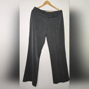 STUDIO Y Women's Grey Dress Career Pants Straight Leg Size 9/10